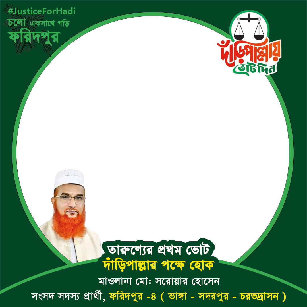 মাওলানা মো: সরোয়ার হোষেন - Photo Frame